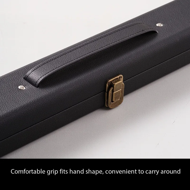 New billiard cue case with double slots, integrated through-cudgel, snooker cue with large head, 3/4 split des, photograph 3