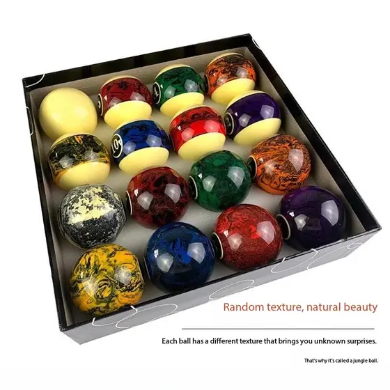 Taiwan Dream American Pool Large Ball Black Eight Crystal Ball 2-1/4″ (57mm) Export Billiards Manufacturer Dir