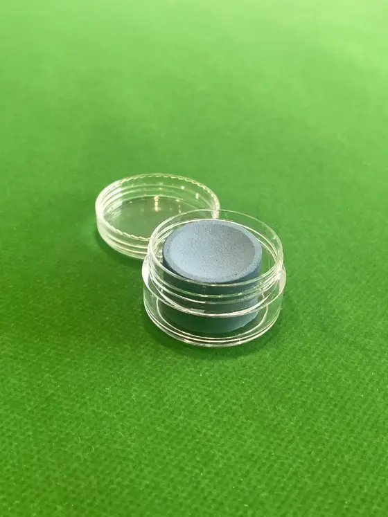 Wholesale Billiard Accessories transparent Acrylic Round Billiard Chalk Holder Snooker Chalk Cases for Clubs