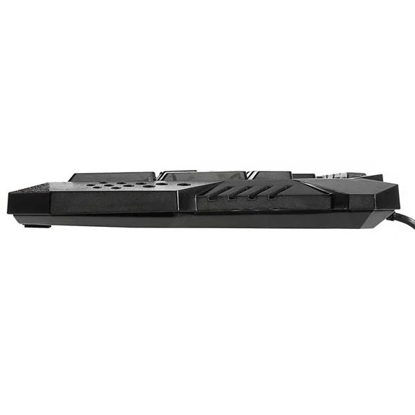 Keyboard with logo decoration by silkscreen printing on the top surface