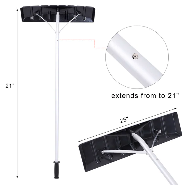 Black nylon grip with anti-skid texture, held by a hand in a winter glove