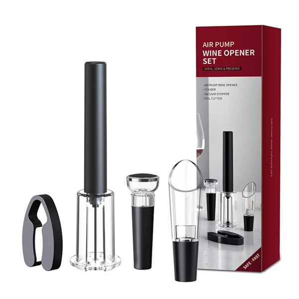 Silicone aerator pourer attached to the bottleneck, pouring wine smoothly