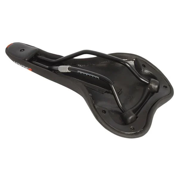 Saddle viewed from above with the gel pad and fabric surface clearly visible