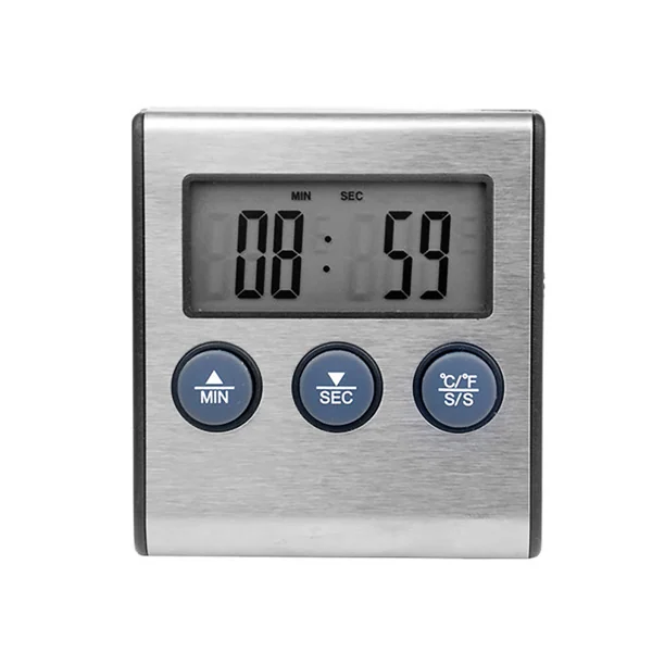 Side view of the thermometer showing the 190mm probe and 100cm strip length