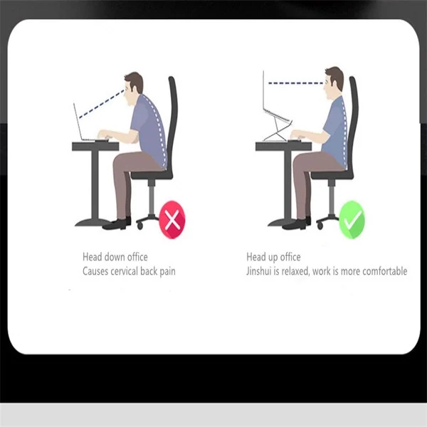 Stand placed on a desk with a tablet and notebook on top, demonstrating stability