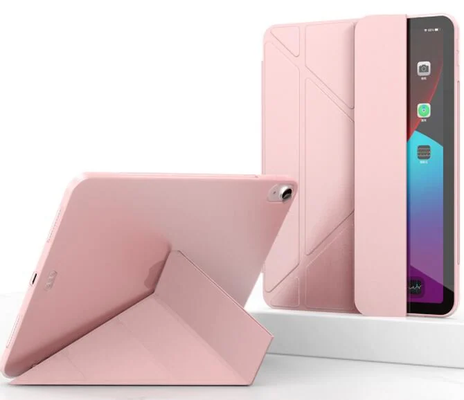 Multiple color options of the iPad case laid out side by side for reference