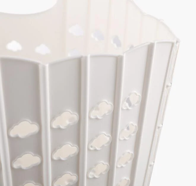 Close-up of the PP+PE material surface with smooth texture