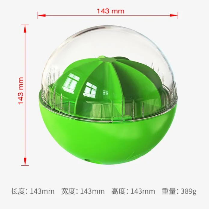 Top-down view of the lemon-shaped toy with the vocal sound feature highlighted