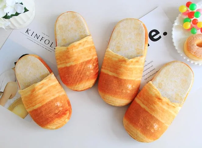 Retail packaging with the bread slipper inside, ready for sale