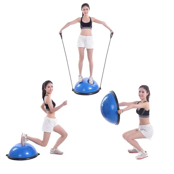 balance hemisphere with pull rope and packaging for shipping reference