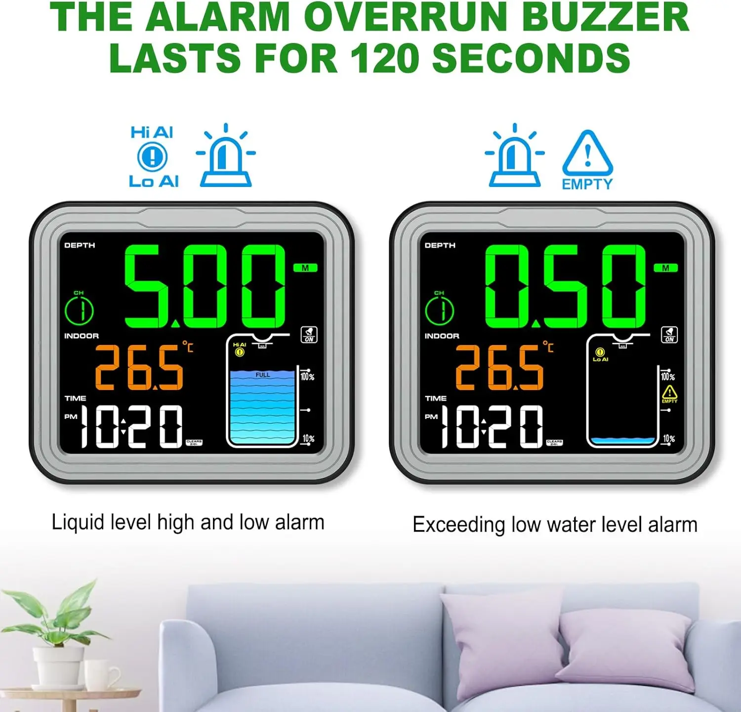 FT-0024 8 or 16 channel Wireless Ultrasonic Tank Liquid Level Meter - view 7