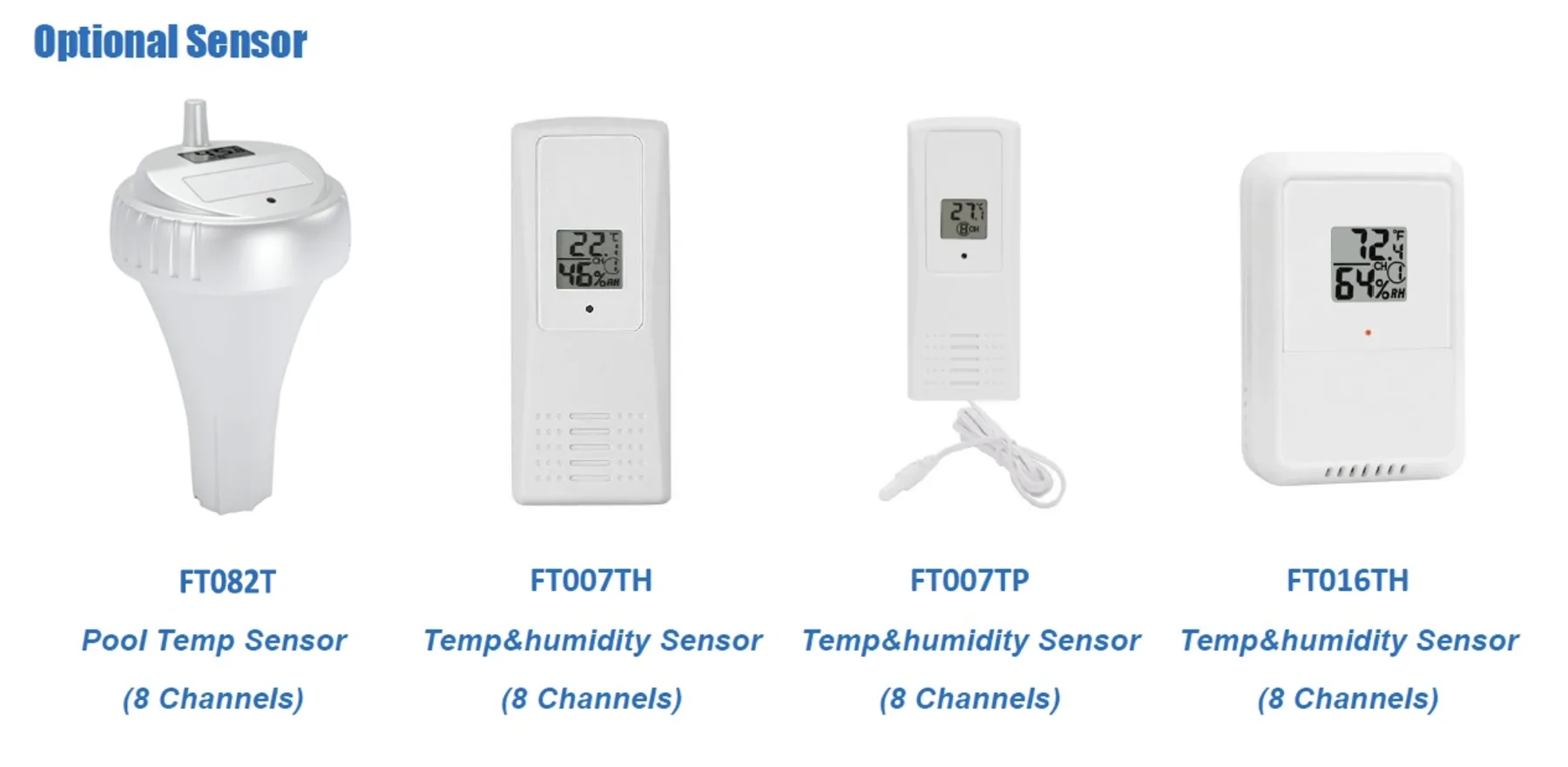 FT-0818 RF Weather Station - view 3