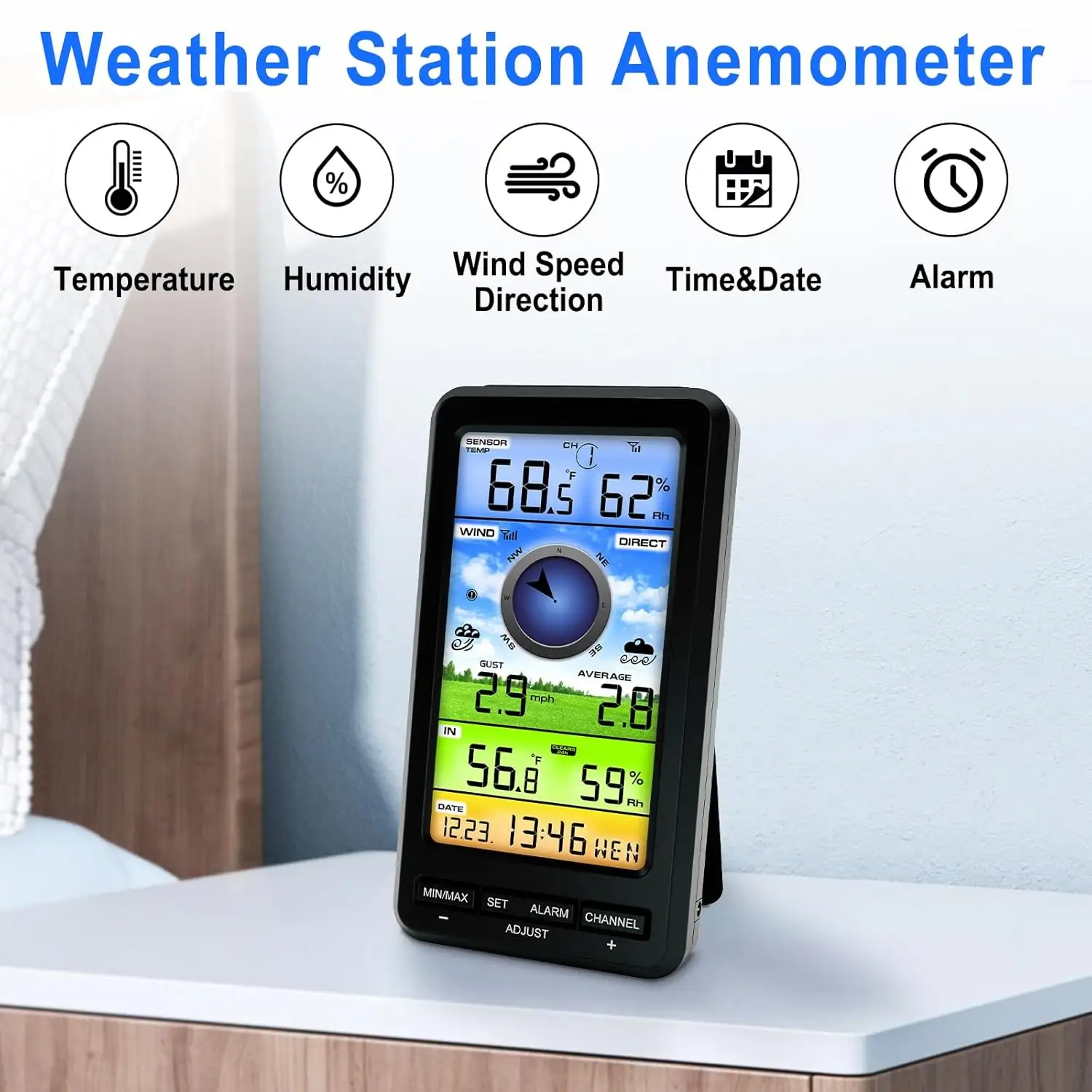 FT0214 Weather Station Wind Gauge - view 3