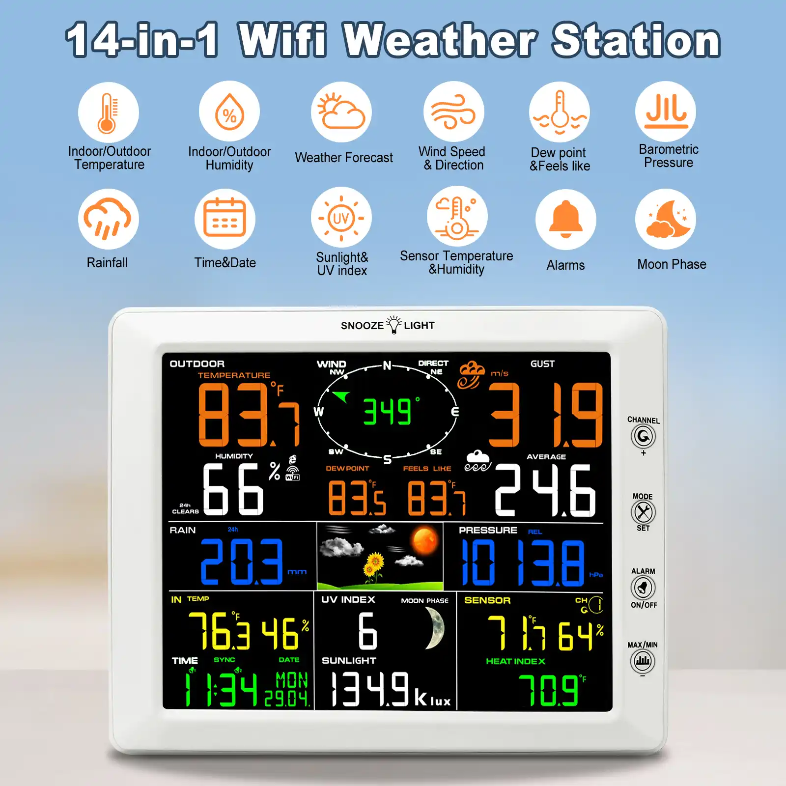 FT0300 WiFi Weather Station - view 2