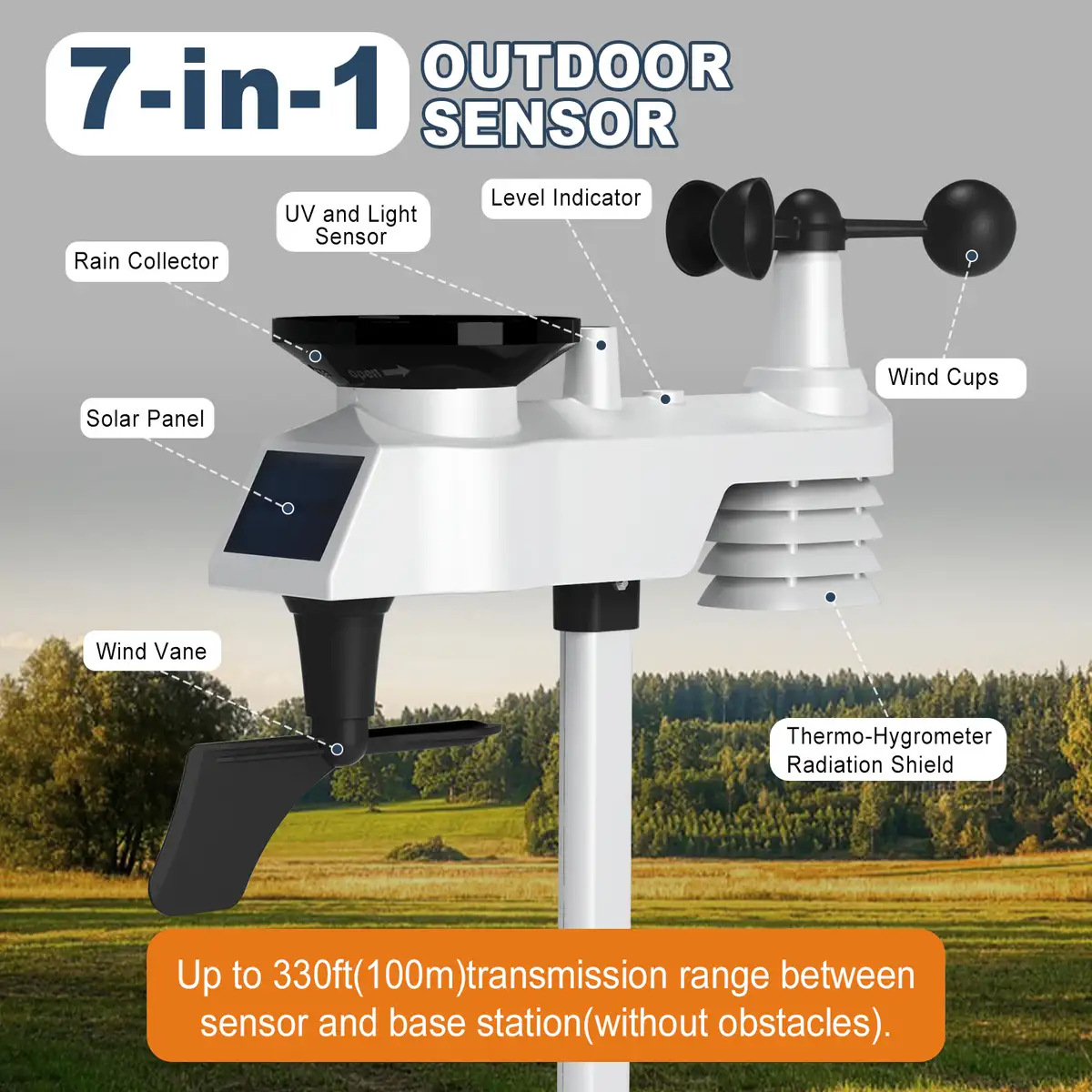 FT0310 LoRa WiFi Weather Station - view 3