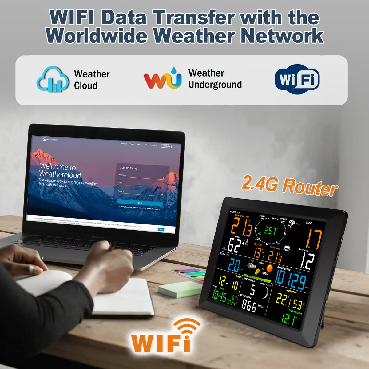 FT0310 LoRa WiFi Weather Station - view 4