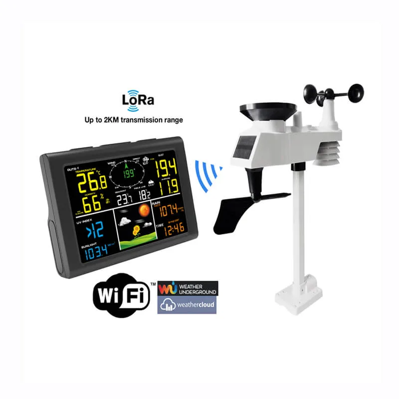 FT0832 LoRa WiFi Weather Station LoRa weather station