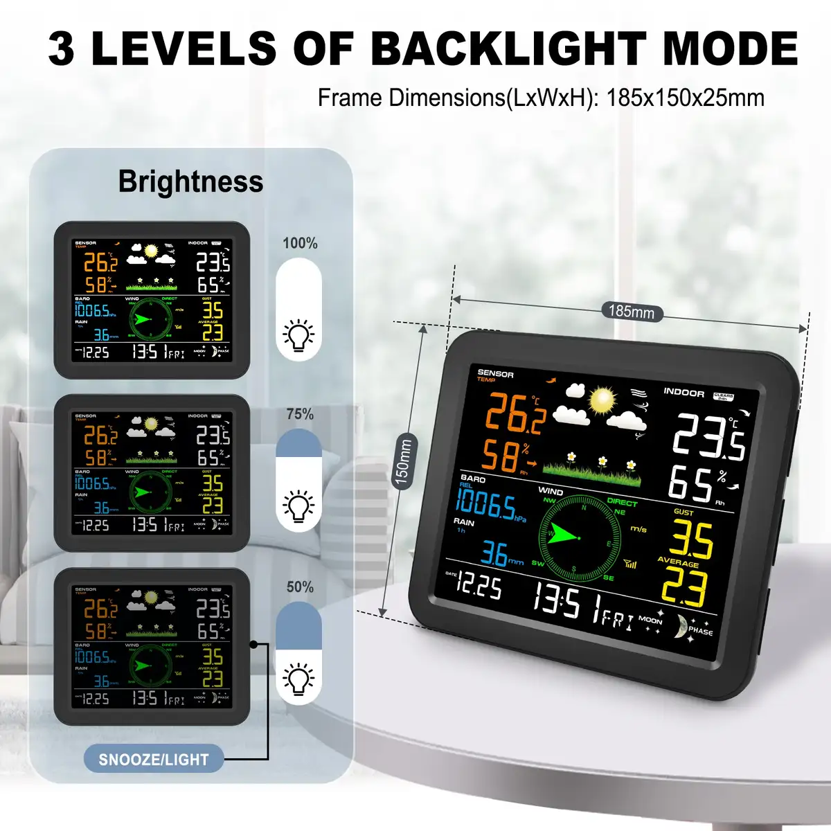 FT0342 RF Weather Station - view 5
