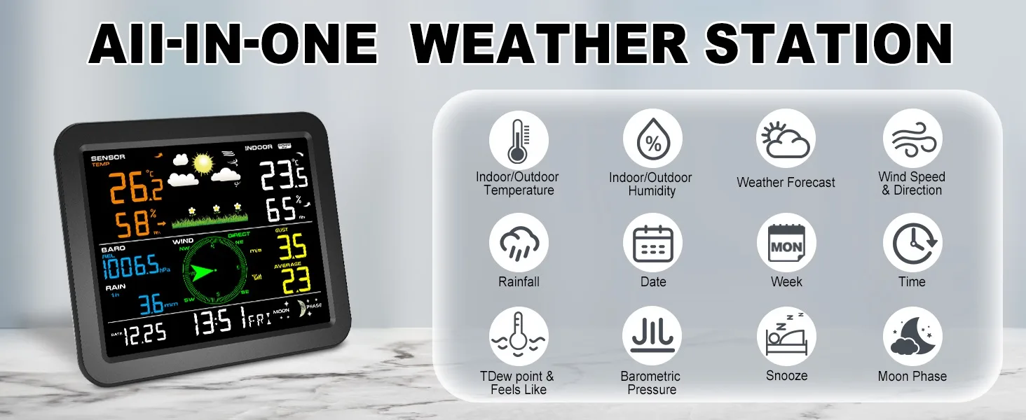 FT0342 RF Weather Station - view 10