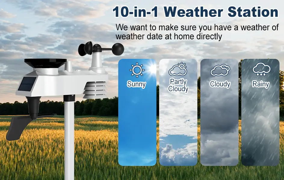 FT0390 WIFI Large Screen Professional Weather Station with PM2.5 - view 9