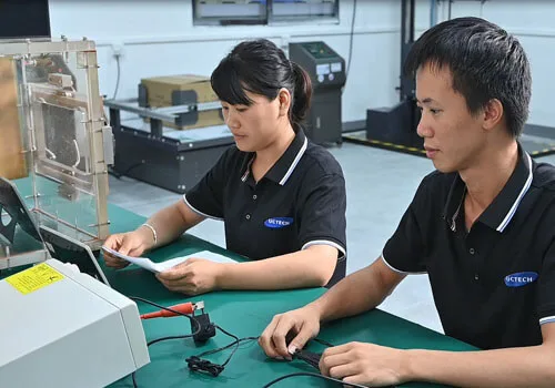 Inspection and test bench at UCTECH