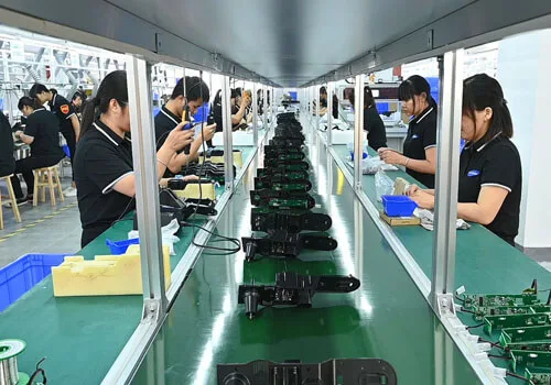 Console assembly line at UCTECH