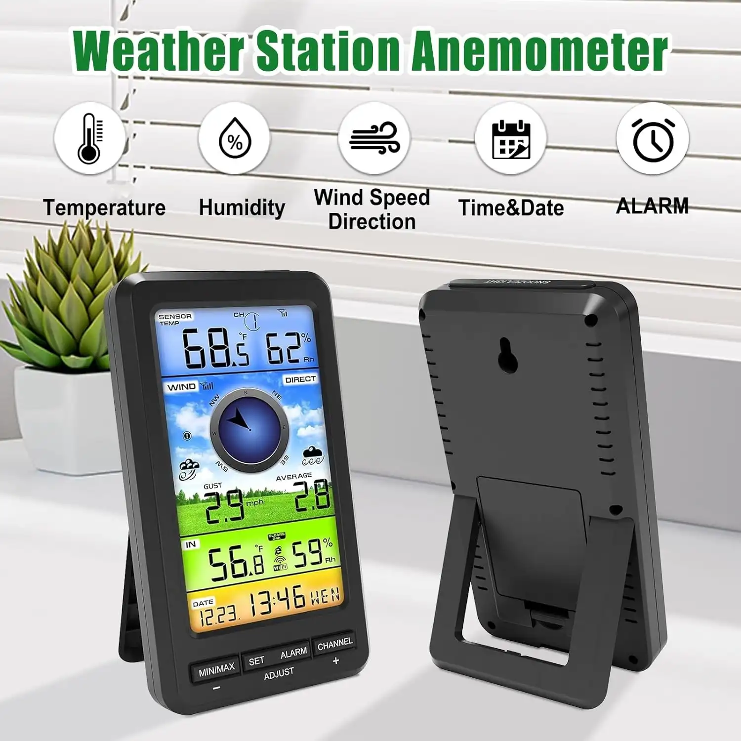FT0214 Wireless Weather Station Wind Gauge - view 6