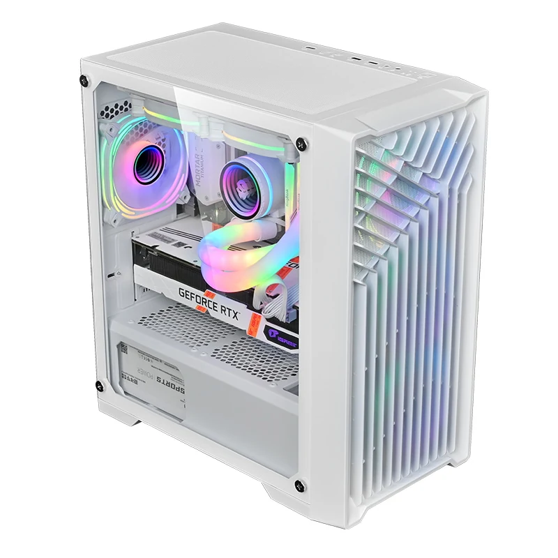 Model 8510 Tempered Glass Micro ATX Gaming Case view 2