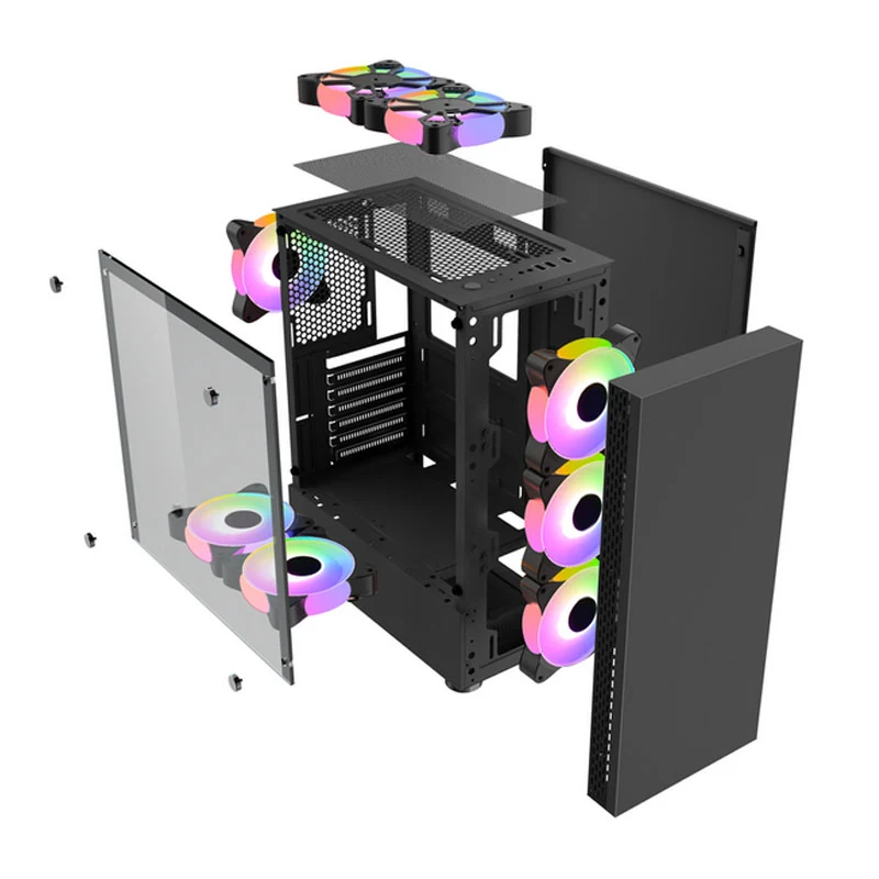Model 1901 Tempered Glass ATX Gaming Case view 7