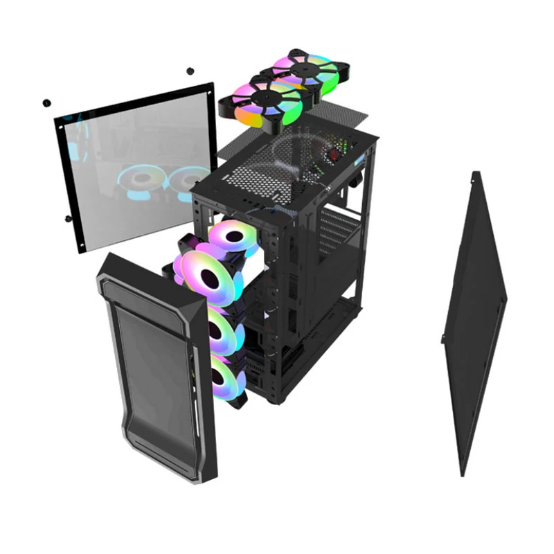 Model 1902 Tempered Glass ATX Gaming Case view 8