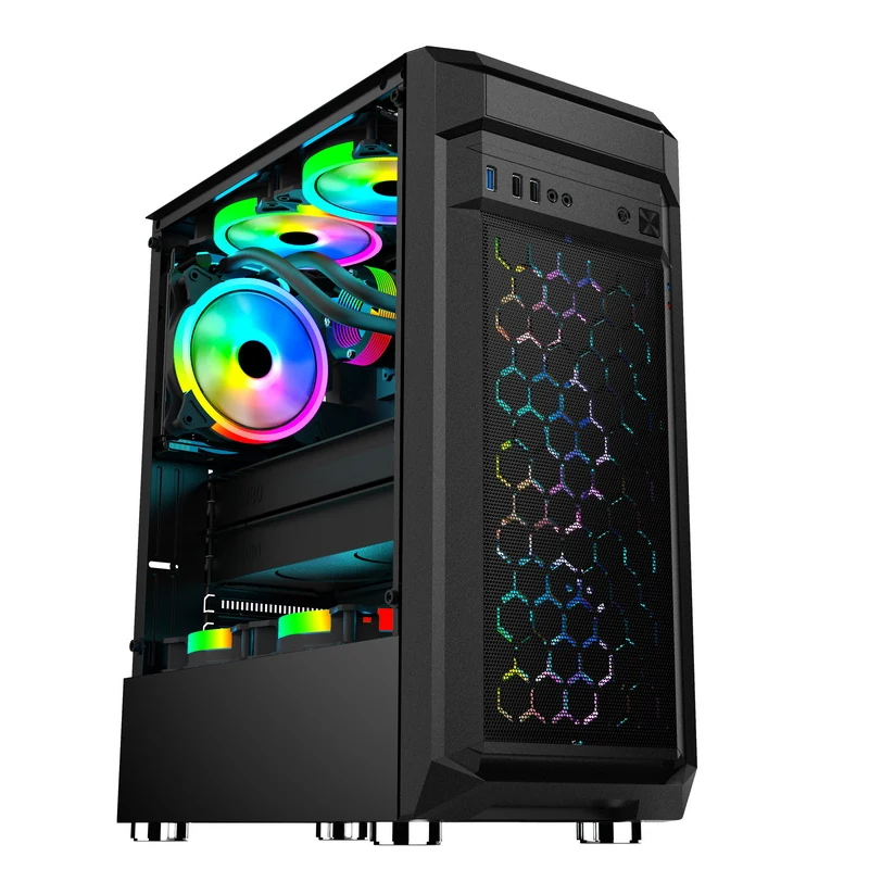 Model 1903 Tempered Glass ATX Gaming Case - Gaming Case manufactured by Ulike Technology