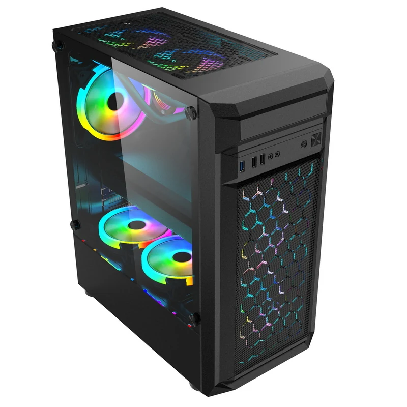 Model 1903 Tempered Glass ATX Gaming Case view 2