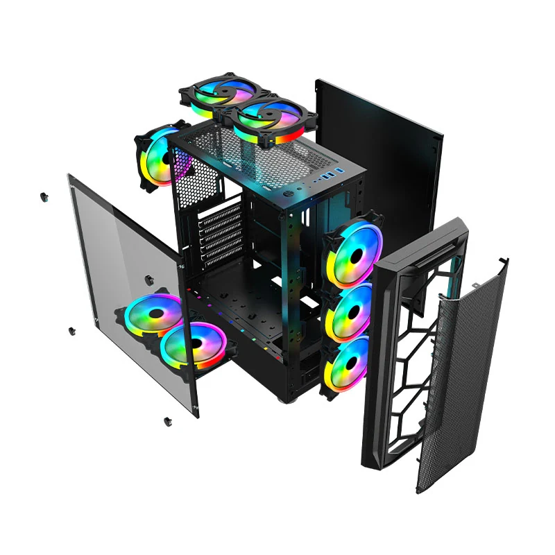 Model 1905 Tempered Glass ATX Gaming Case view 5