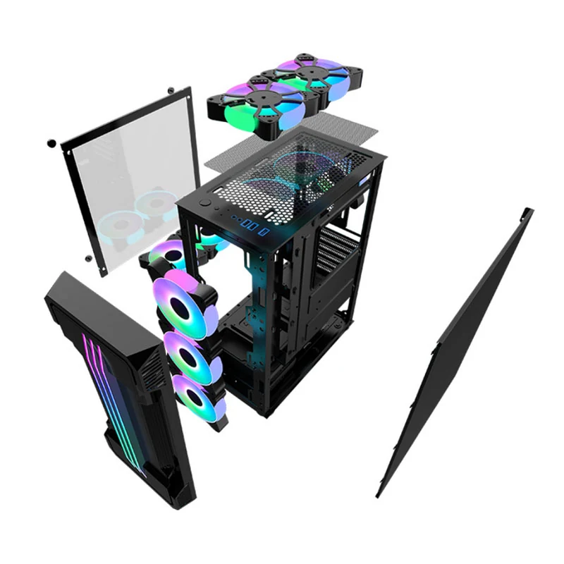 Model 1908 Tempered Glass ATX Gaming Case view 5