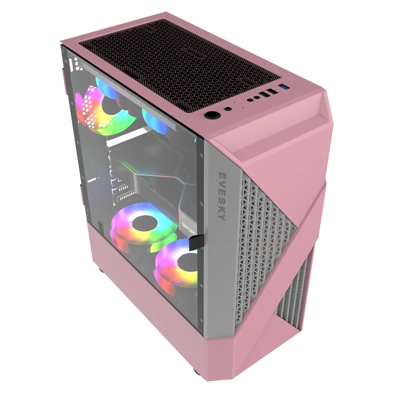 Model 1915 Tempered Glass ATX Gaming Case view 3