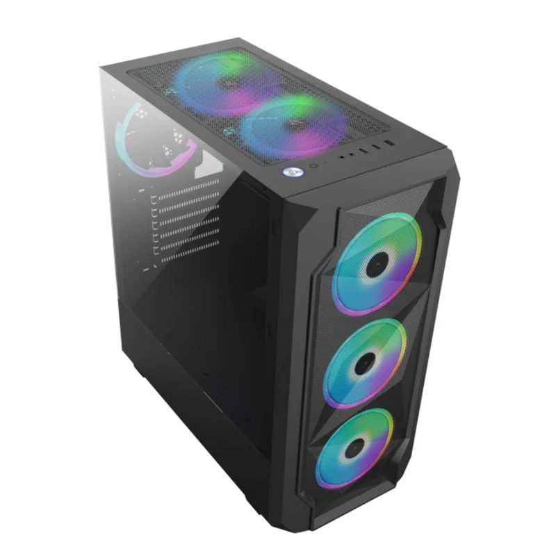 Model 8010 Tempered Glass ATX Gaming Case view 2