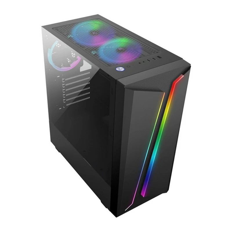 Model 8011 Tempered Glass ATX Gaming Case view 2
