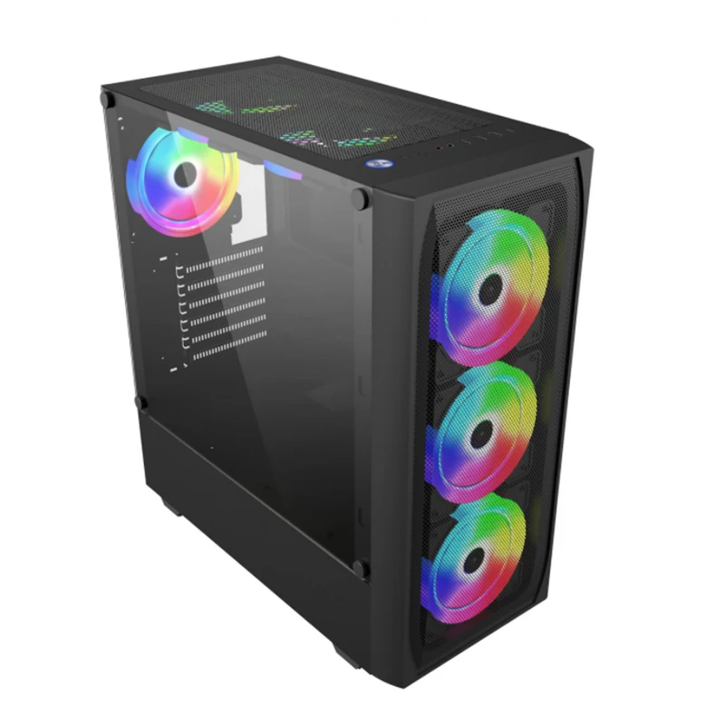 Model 8017 Tempered Glass ATX Gaming Case view 2