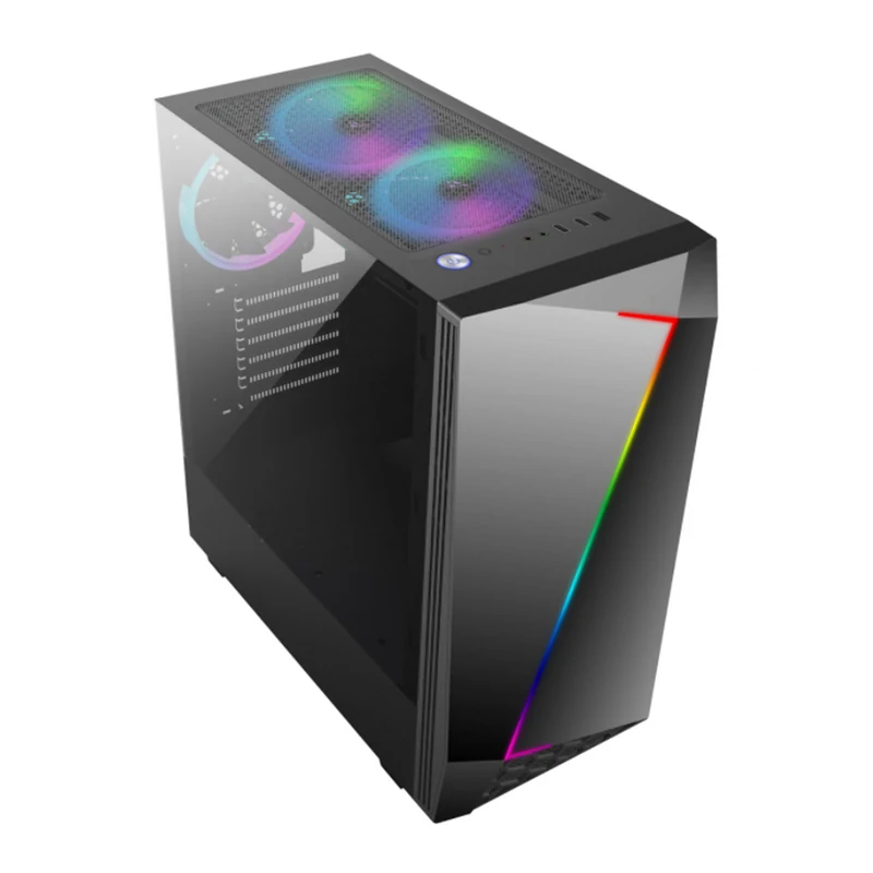 Model 8018 Tempered Glass ATX Gaming Case view 2