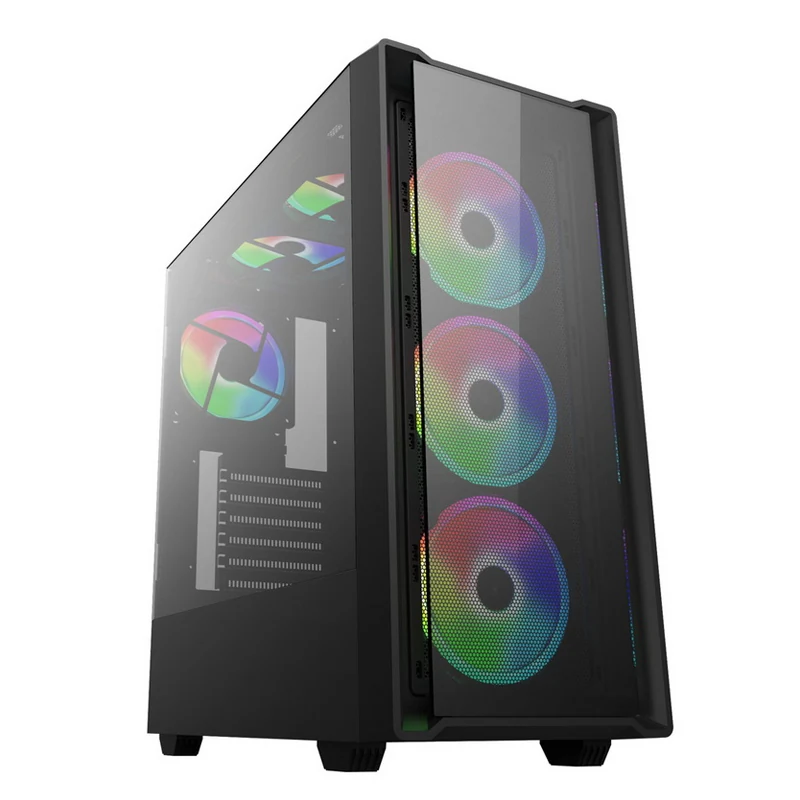 Model 8019 Tempered Glass ATX Gaming Case view 3