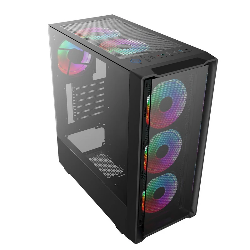 Model 8019 Tempered Glass ATX Gaming Case view 2
