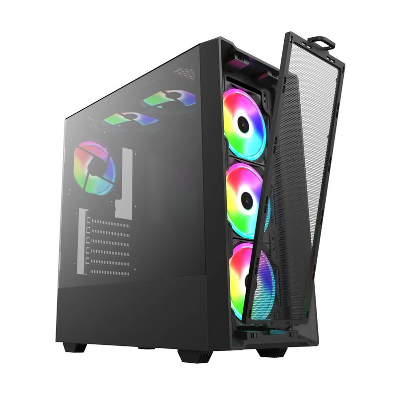 Model 8019 Tempered Glass ATX Gaming Case view 4