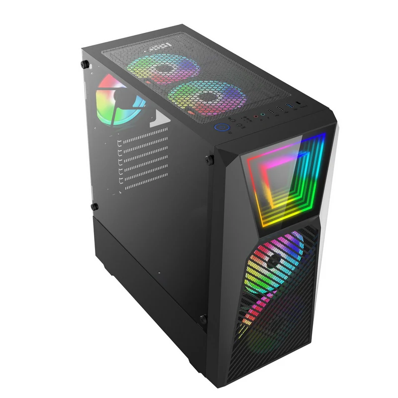 Model 8021 Tempered Glass ATX Gaming Case view 2