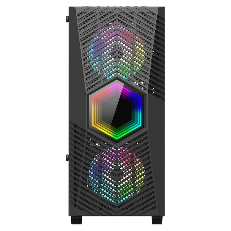 Model 8022 Tempered Glass ATX Gaming Case view 3