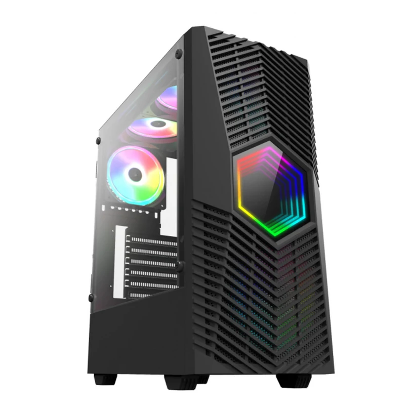 Model 8022 Tempered Glass ATX Gaming Case - Gaming Case manufactured by Ulike Technology