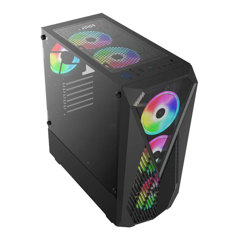 Model 8023 Tempered Glass ATX Gaming Case view 2