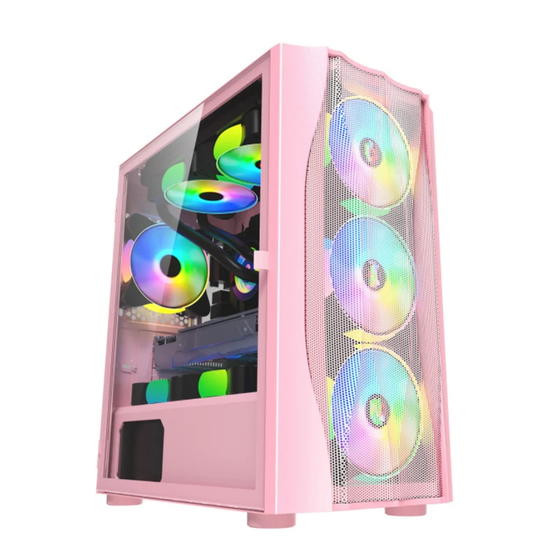 Model 8501 Tempered Glass Micro ATX Gaming Case - Gaming Case manufactured by Ulike Technology