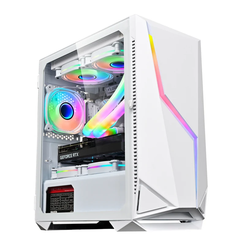 Model 8506 Tempered Glass Micro ATX Gaming Case - Gaming Case manufactured by Ulike Technology