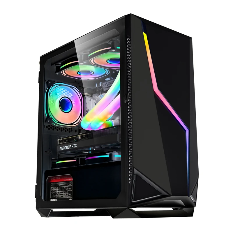 Model 8506 Tempered Glass Micro ATX Gaming Case view 2