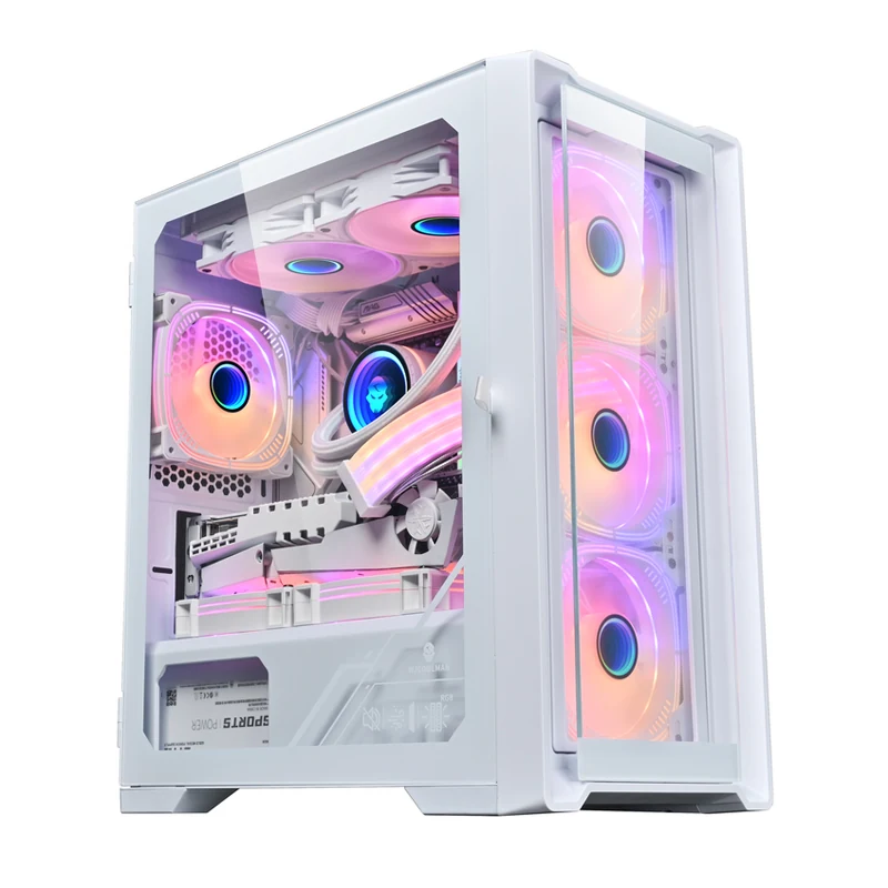 Model 8507 Tempered Glass Micro ATX Gaming Case - Gaming Case manufactured by Ulike Technology